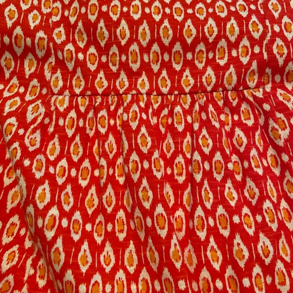 NWOT J. Jill Cotton Shift, XS/S, Orange/Yellow/Cream - Picture 6 of 6